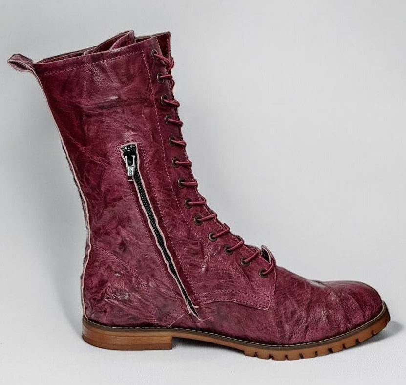 BOOTS REBEL BURGUNDY
