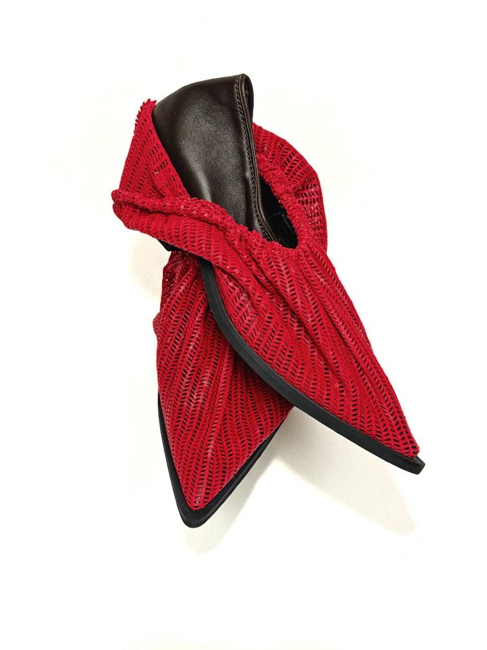 SLOUCH SHOES RED