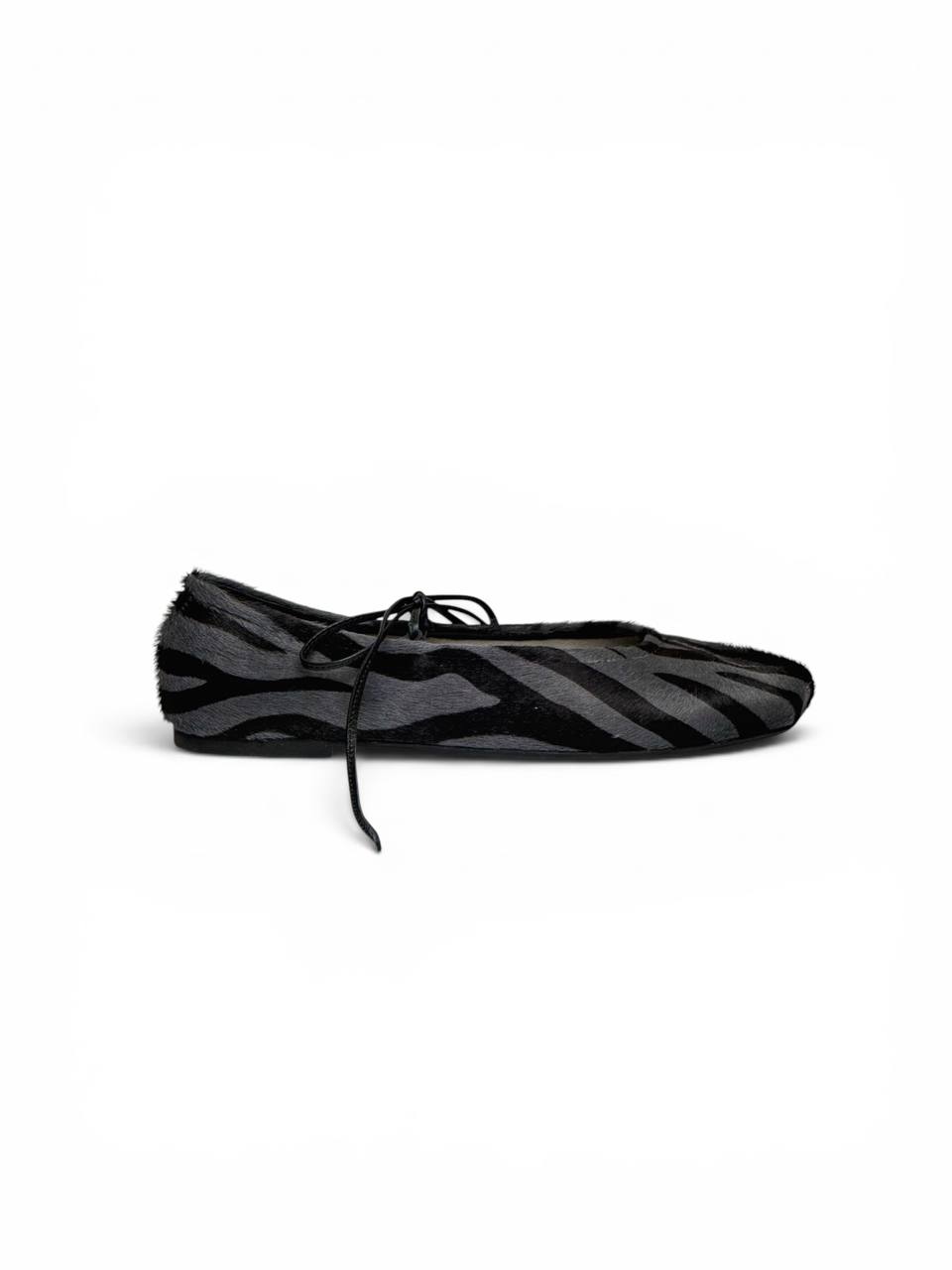 Side profile of Ballet Flats Eclipse in Italian leather