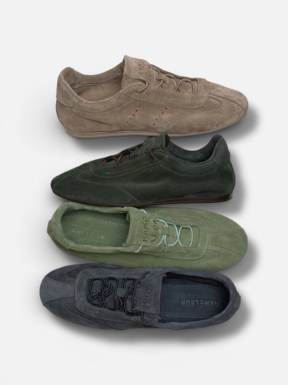 Leather sneakers modern casual everyday HAMELEONSHOES