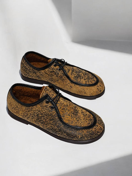 SHEARLING WALKERS YELLOW