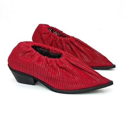 SLOUCH SHOES RED