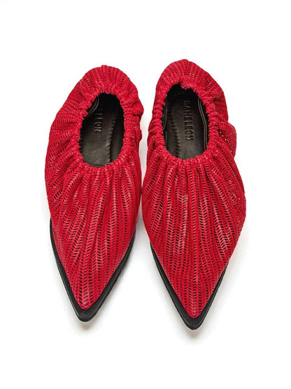 SLOUCH SHOES RED