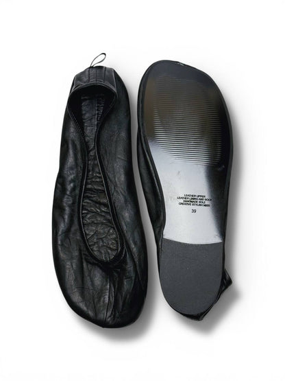 BALLET FLATS BLACK