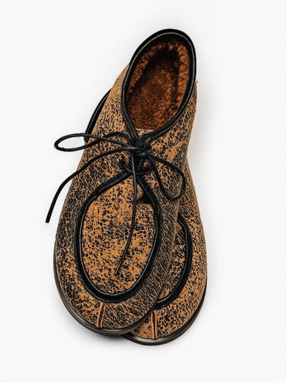 SHEARLING WALKERS YELLOW