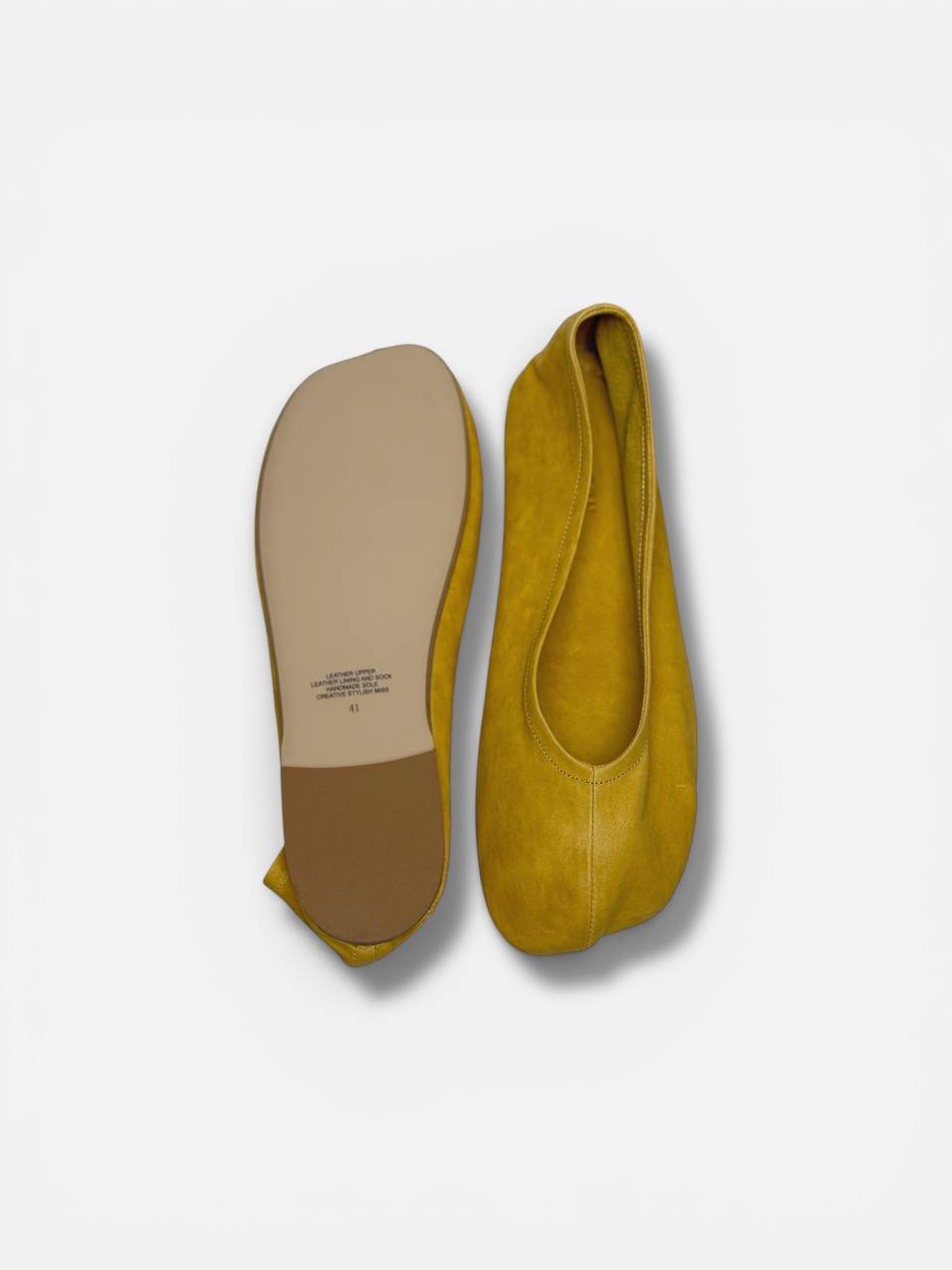 Minimal ballet flats full look modern feminine styling