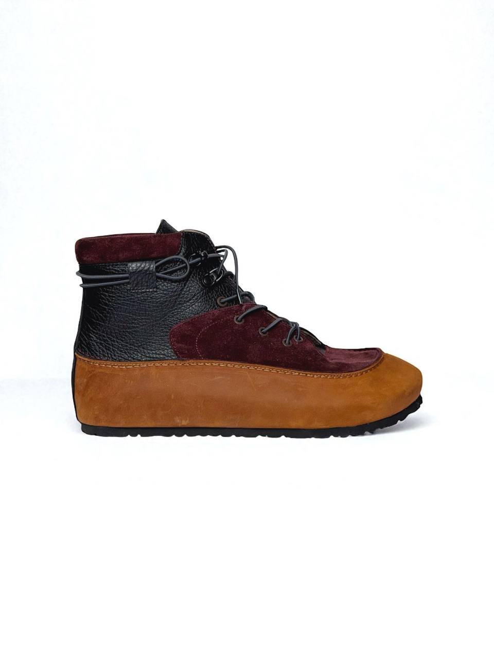 Leather boots Kiona Dune side profile