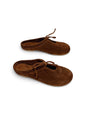 Brown suede mules Lulu Toffee by HAMELEON