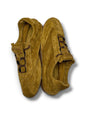 Sneakers Flow Ochre in Italian suede, back view