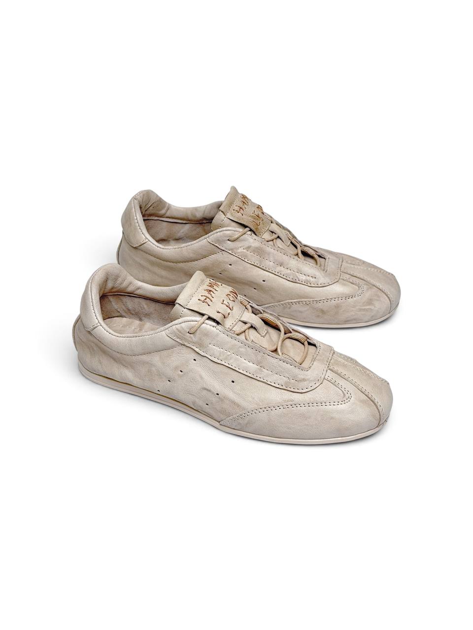 Sneakers Flow Stone in soft Italian leather by HAMELEON