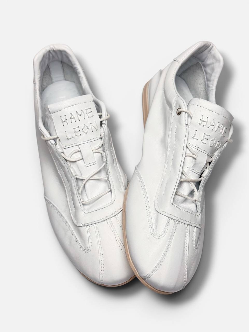 Lightweight handmade leather sneakers Flow Pure 軽量 シューズ