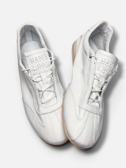 Lightweight handmade leather sneakers Flow Pure 軽量 シューズ