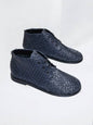 Handmade leather desert boots Mirage front view HameleonShoes