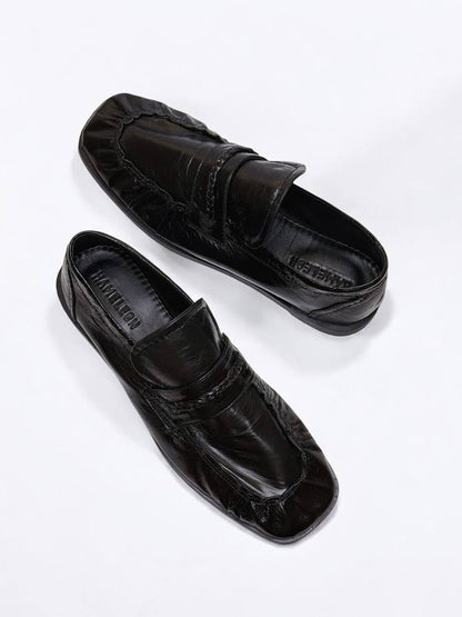 Soft Italian patent leather loafers for women