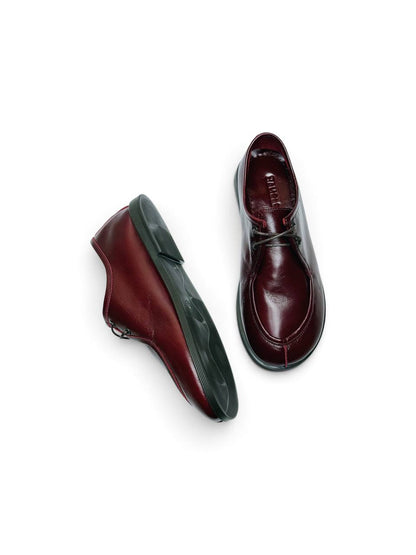 Walkers Merlot in soft Italian leather