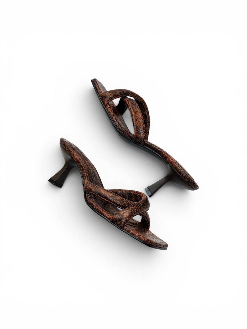 Selena Bronze handmade leather mules for elegant summer outfits and everyday wear