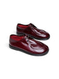 Walkers Merlot in deep burgundy Italian leather by HAMELEON