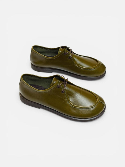 Handmade leather walker shoes Vale pair HameleonShoes